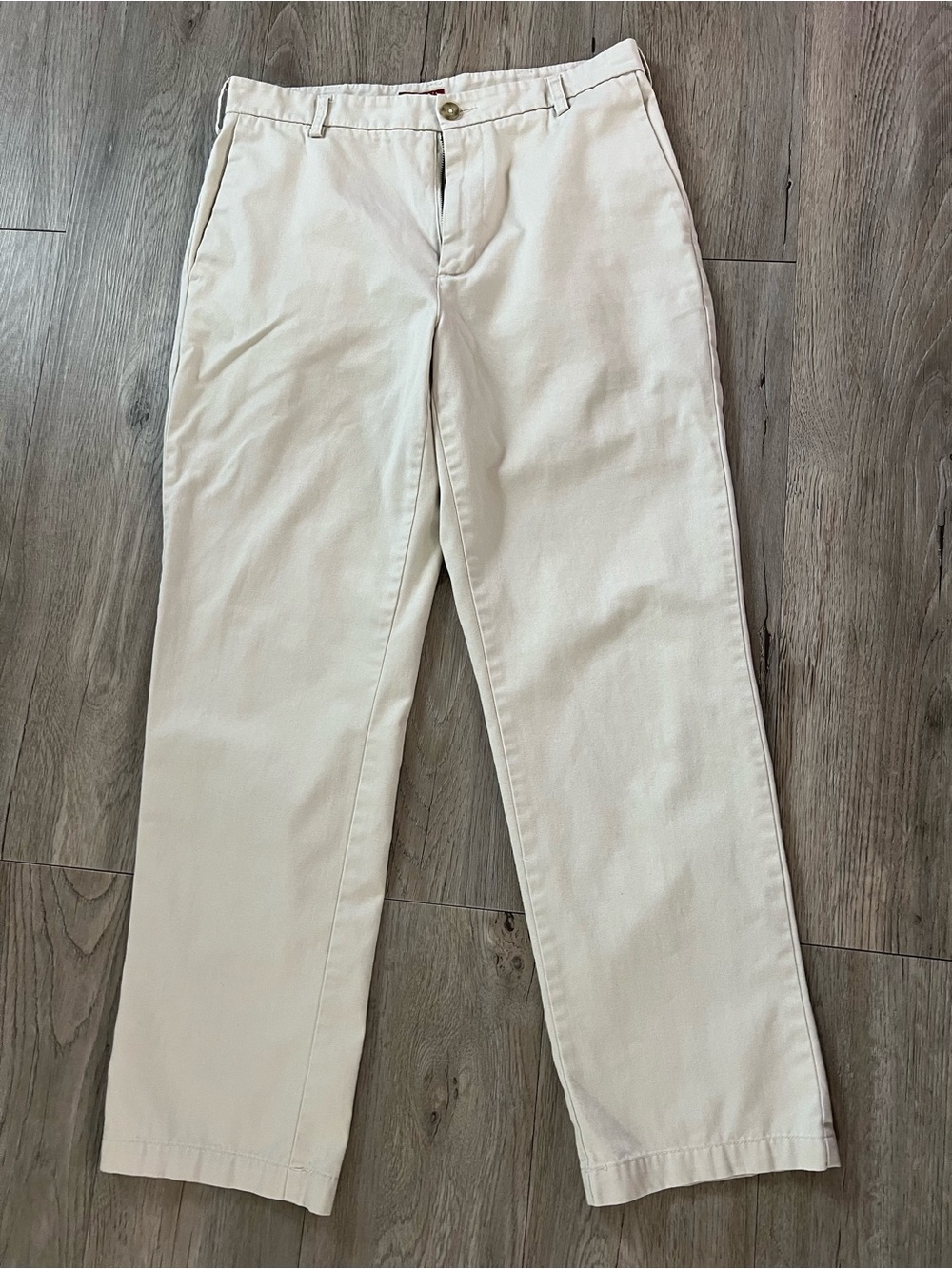Merona Cream Straight-Leg Chinos
